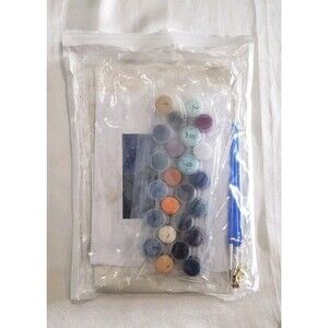 Art Painting by Numbers Boat Catuss Montain 16x20 in Paint, Brush NEW.,.........